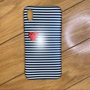 Comme des garçons iPhone XR phone case